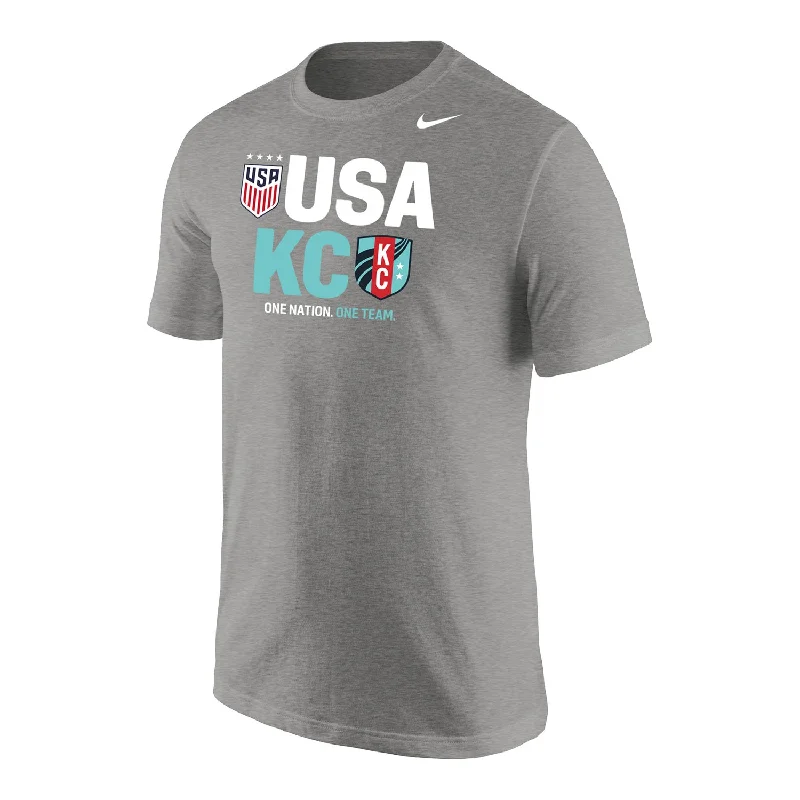 Weekend Offers That Tempt Unisex Nike KC Current x USWNT Grey Tee