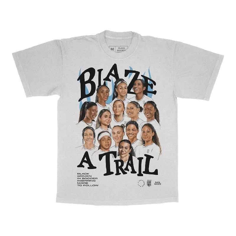 Markdown Sale Unisex USWNT Playa Society Black History Grey Tee