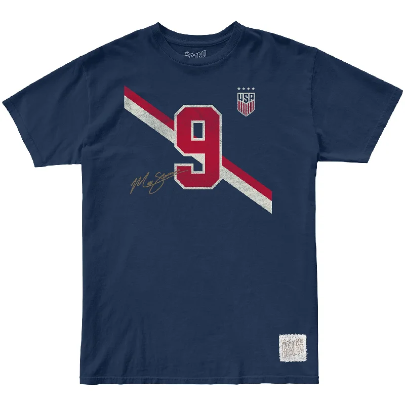 Epic Value Men's Original Retro Brand USWNT Vintage Swanson Navy Tee