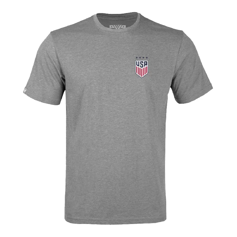 Cash Savings Men's Levelwear USWNT One Nation One Team Grey Tee