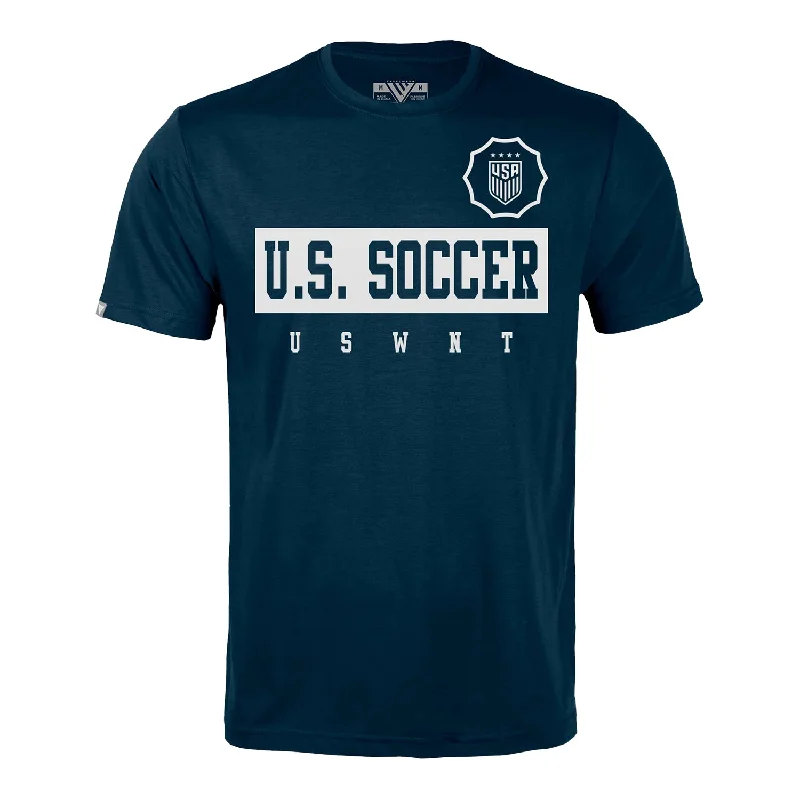 Buy Today Men's Levelwear USWNT Stamp Navy Tee