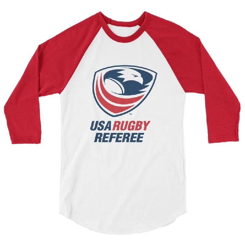 Weekend Savings Sensation USA Rugby Referees 3/4 sleeve raglan shirt