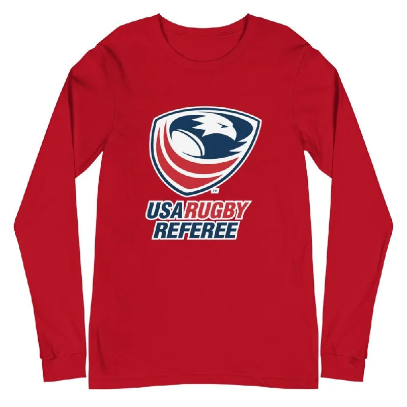 Cash Savings USA Rugby Referees Unisex Long Sleeve Tee