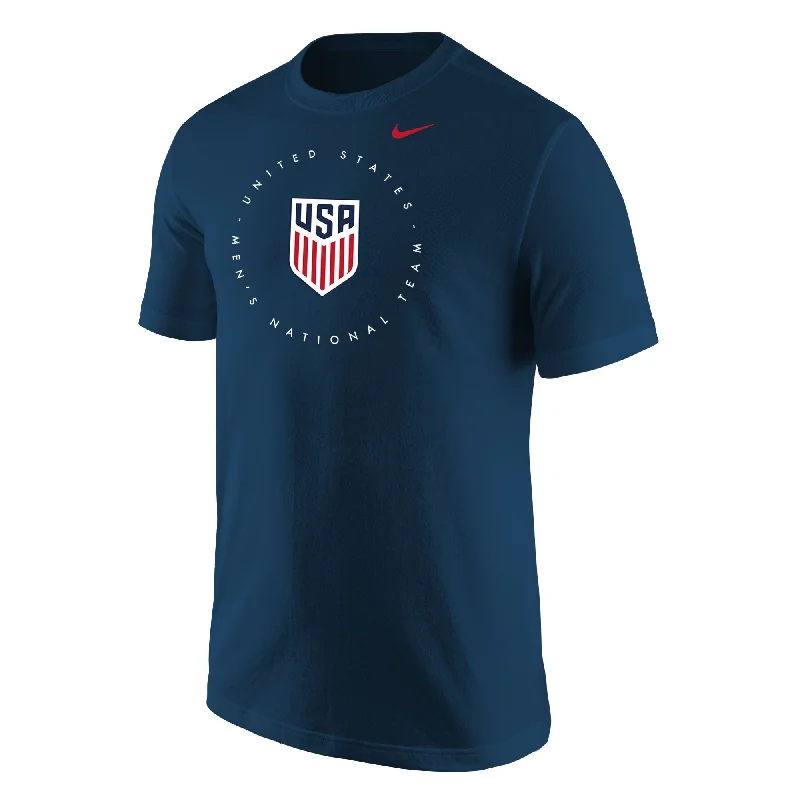 Reduced Rates Men's Nike USMNT Circle Navy Tee