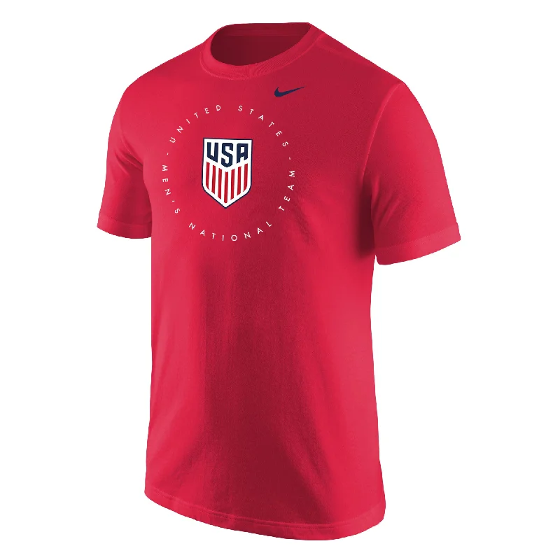Price Slash Men's Nike USMNT Circle Red Tee