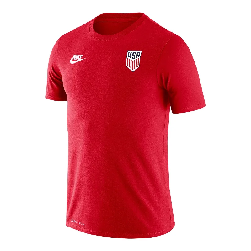 Online Deal Men's Nike USA L/C Legend Red Tee