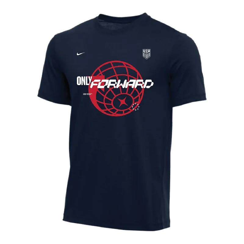 Now Available Men's Nike Only Forward Global Navy Tee