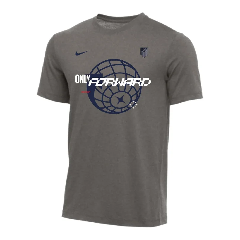 Midnight Sale Men's Nike Only Forward Global Grey Tee