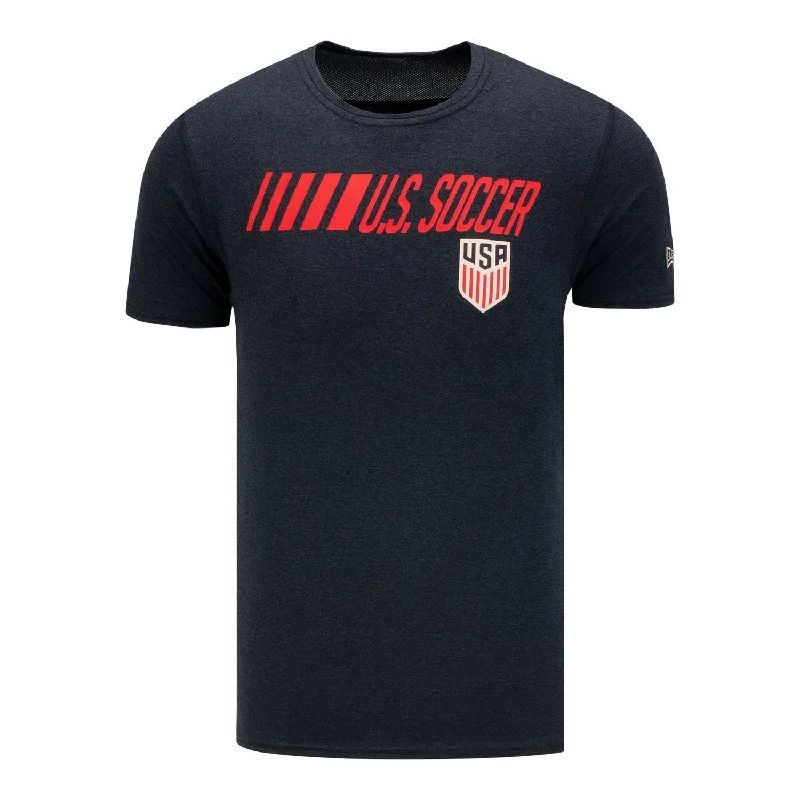 Great Bargain Men's New Era USA Polyester Crew Navy Tee