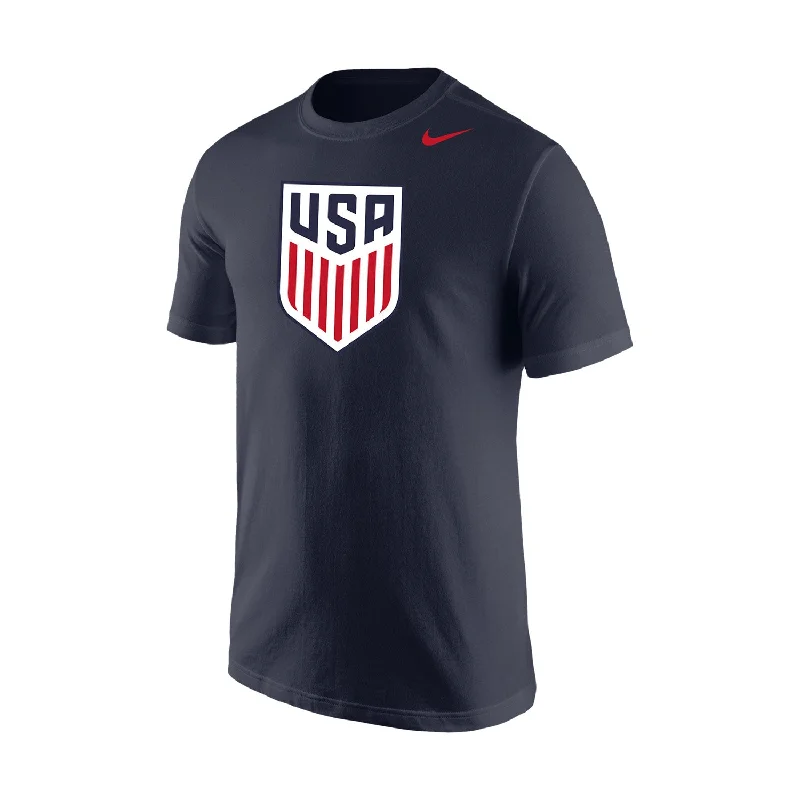 Deep Savings Men's Nike USMNT Crest Navy Tee
