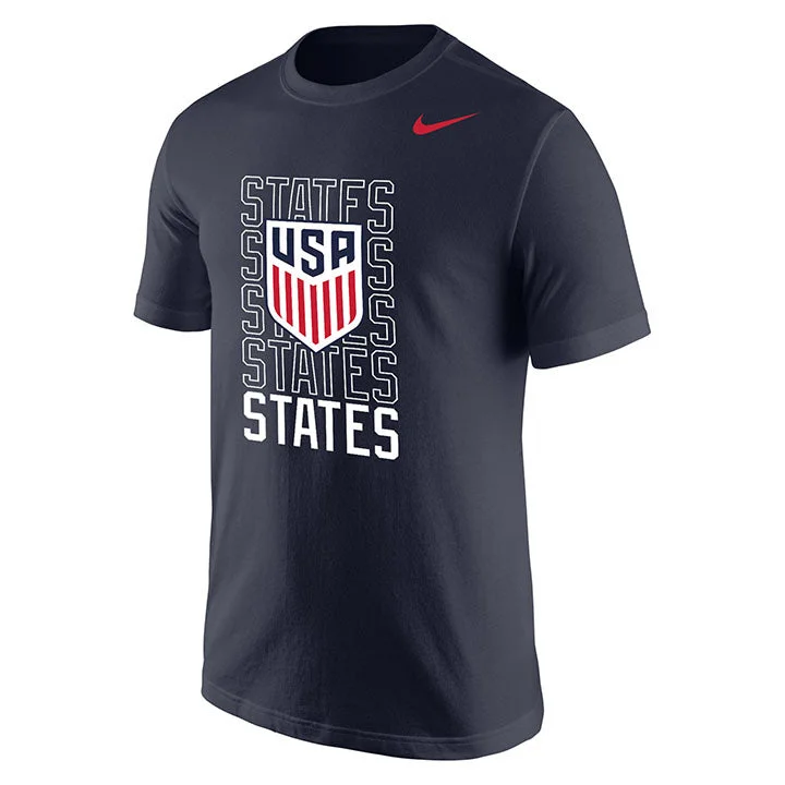 Clearance Sale Men's Nike USMNT Repeat States Navy Tee
