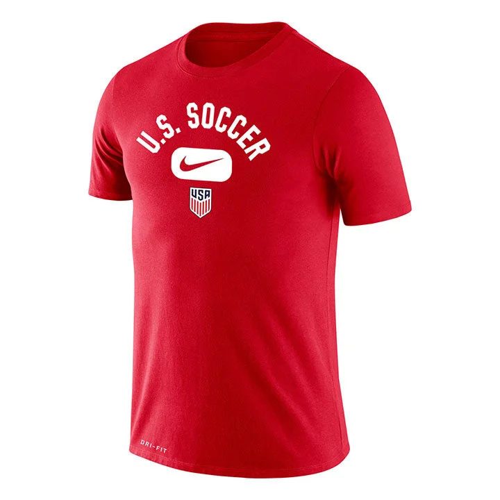 Weekend Deals That Sizzle Men's Nike USMNT Arch Dri-Fit Red Tee