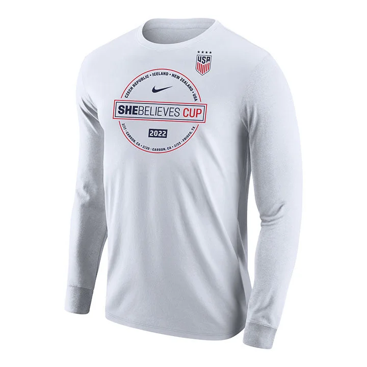Fantastic Savings Men's Nike SBC 2022 Tour Long Sleeve White Tee
