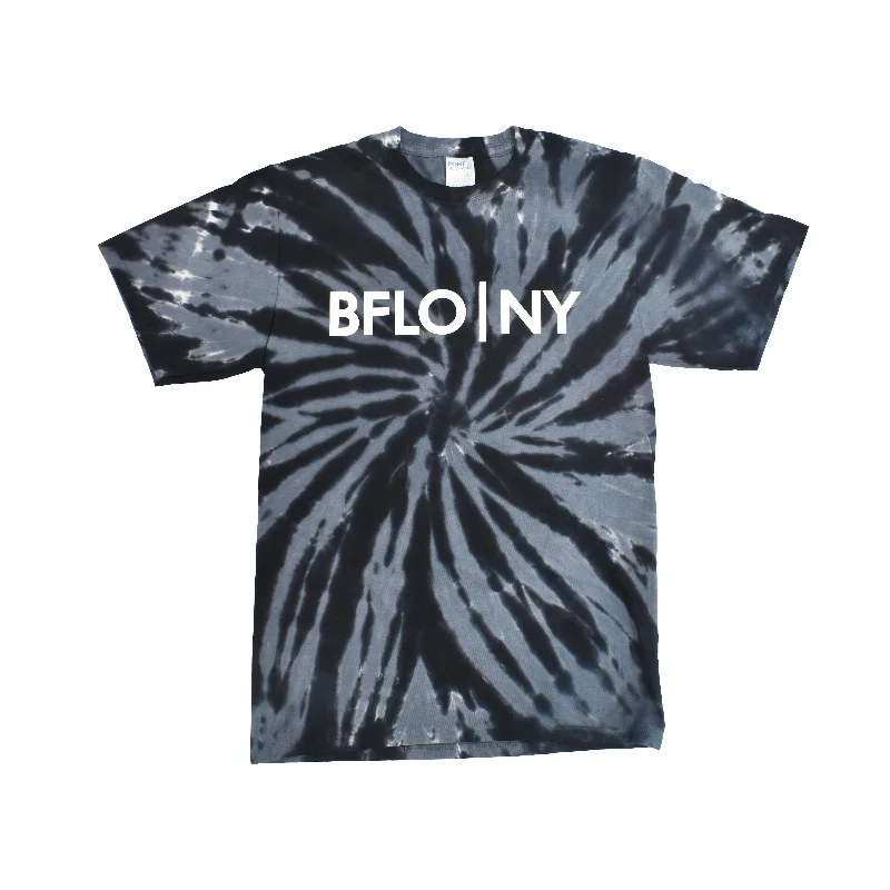Hot Buy Vintage Black Tie-Dye Short Sleeve Shirt
